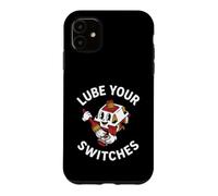 Carcasa para iPhone 11 Mechanical Keyboard Lube Your Switches Retro Modder