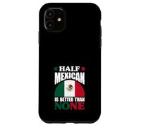 Carcasa para iPhone 11 Medio Mexicano es Mejor Que Ninguno México Roots Heritage