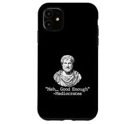 Carcasa para iPhone 11 Meh Good Enough - Mediocrates - Filosofía Griega Sarcástica