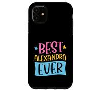 Carcasa para iPhone 11 Mejor Nombre Personalizado a Juego de Alexandra Ever