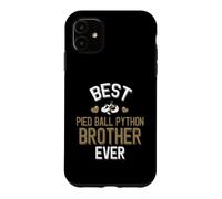 Carcasa para iPhone 11 Mejor Pied Ball Python Brother Ever Piebald Snake Lover