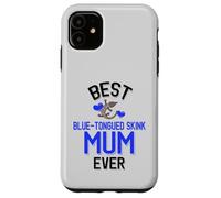 Carcasa para iPhone 11 Mejor Reptil Lindo de la Madre eslizante de Lengua Azul