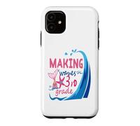 Carcasa para iPhone 11 Mermaid Making Waves in 3rd Grade Girls Back to School Day