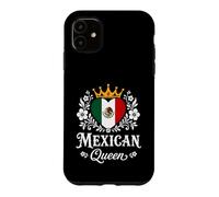 Carcasa para iPhone 11 Mexican Queen Mexico Flag Proud Mexican Woman