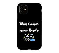 Carcasa para iPhone 11 Mi Camper Mis Reglas Caravana Camping Naturaleza