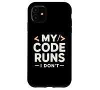 Carcasa para iPhone 11 Mi código se Ejecuta yo no | Coding Joke Funny Software Engineer