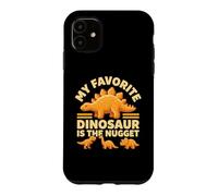 Carcasa para iPhone 11 Mi Dinosaurio Favorito es el Nugget - Funny Food Dino Nuggets