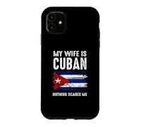 Carcasa para iPhone 11 Mi Esposa Es Cubana Nada Asustarme Vintage Freedom Free Cuba