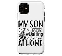 Carcasa para iPhone 11 Mi Hijo te estará Esperando en casa béisbol