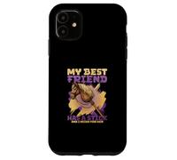 Carcasa para iPhone 11 Mi Mejor Amigo Tiene Un Palo Y Yo Cerca para Ella