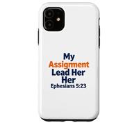 Carcasa para iPhone 11 Mi misión Lleva a Sus Efesios 5:23 Fe Cristiana