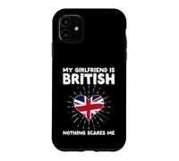 Carcasa para iPhone 11 Mi Novia es británica Nada me Asusta - Reino Unido