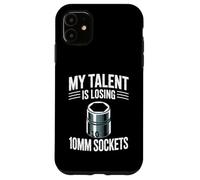 Carcasa para iPhone 11 Mi Talento está perdiendo 10MM Sockets Car Guy Meme Mecánico de Coches