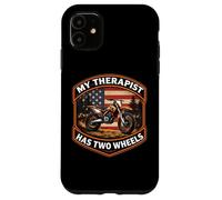 Carcasa para iPhone 11 Mi Terapeuta Tiene una Moto de Cross de Dos Ruedas Motocross American MX