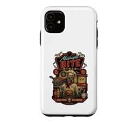 Carcasa para iPhone 11 Midnight Bite Diner Spooky Skeleton Chef Gráfico