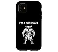 Carcasa para iPhone 11 Minimalist Monster Minotaur Greek Mythology I'm a Minotaur