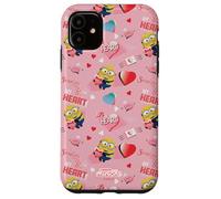 Carcasa para iPhone 11 Minions Big Heart All Over Print