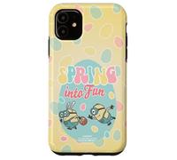 Carcasa para iPhone 11 Minions Easter Spring Into Fun