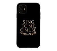 Carcasa para iPhone 11 Mitología Griega Antigua Corona de Laurel Poesía épica