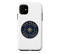 Carcasa para iPhone 11 Mitología Griega Odyssey Brújula Rosa Diez Años De Ítaca