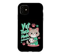 Carcasa para iPhone 11 Modo Vet Tech Activado Funny Cat Veterinary