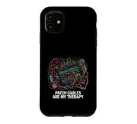 Carcasa para iPhone 11 Modular Synthesizer Patch Cables Are My Therapy
