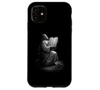 Carcasa para iPhone 11 Moisés con Diez Mandamientos Hebreos Tabletas En Sinaí