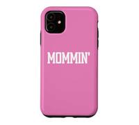 Carcasa para iPhone 11 Mommin is My Favorite Sport Boy Mom Life Mama Funny Mom Club
