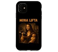 Carcasa para iPhone 11 Mona Lifta Muscle Mona Lisa Lifting Weights Bodybuilding Gym