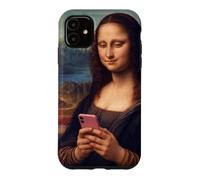 Carcasa para iPhone 11 Mona Lisa Parodia Arte Divertido