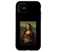 Carcasa para iPhone 11 Mona Lisa Quokka Arte Clásico Divertido Pintura Parodia