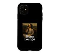 Carcasa para iPhone 11 Mona Lounga Leonardo Da Vinci Gracioso Perezoso Mona Lisa