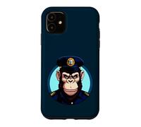 Carcasa para iPhone 11 Mono de policía