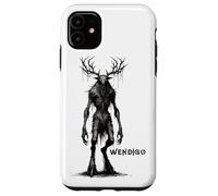 Carcasa para iPhone 11 Monstruo Wendigo, Skinwalker, críptido, Malvado Monstruo de Terror