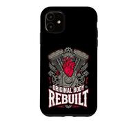Carcasa para iPhone 11 Motor de Ciclista de cirugía cardíaca reconstruido Original del Cuerpo