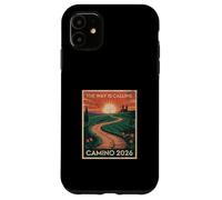 Carcasa para iPhone 11 Mujeres The Way Is Calling Camino 2026 Vintage Landscape