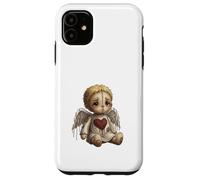 Carcasa para iPhone 11 Muñeca Ángel Roto con Corazón
