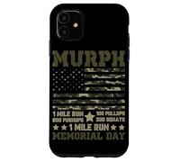 Carcasa para iPhone 11 Murph 1 Mile Run 100 Pullups 200 Flexiones 300 Sentadillas 1 Milla R
