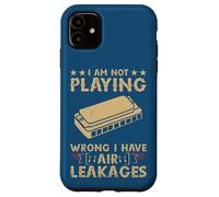 Carcasa para iPhone 11 Música I Am Not Playing Wrong I Have Air Leakages Armónica