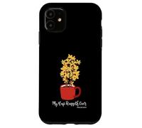 Carcasa para iPhone 11 My Cup Runneth Over Salmo 23:5 Cita inspiradora