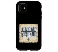 Carcasa para iPhone 11 My Heart Belongs to The Ocean Anchor Graphic