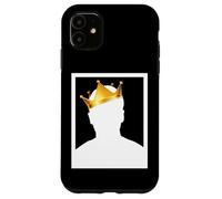 Carcasa para iPhone 11 Mysterious Royal King with Golden Crown Illustration Graphic