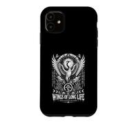 Carcasa para iPhone 11 Mystic Grulla Alas De Larga Vida Japonesa Grace Sobrevive