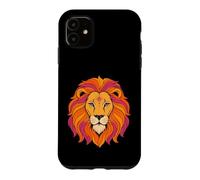 Carcasa para iPhone 11 Mystic Leo Zodiac Celestial Lion Retro Astrología Fan