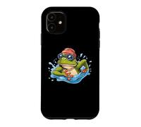 Carcasa para iPhone 11 Nadador Agua Piscina Buceo Anfibio Salto Natación Rana