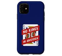 Carcasa para iPhone 11 Naipes No Kings In America Pro-Democracy Patriotic
