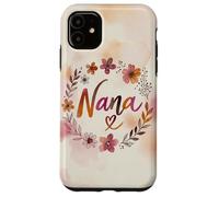 Carcasa para iPhone 11 Nana Floral Heart Flower Cottagecore Cute Grandma