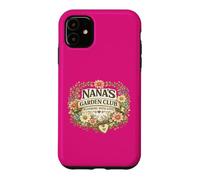 Carcasa para iPhone 11 Nana's Garden Club florece con Amor Jardinería Floral