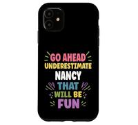 Carcasa para iPhone 11 Nancy Personalized Women's Gift Custom Nancy