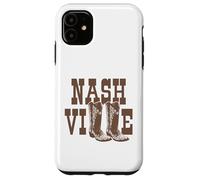 Carcasa para iPhone 11 Nashville Tennessee Line Dancing Cowgirl Country Music City